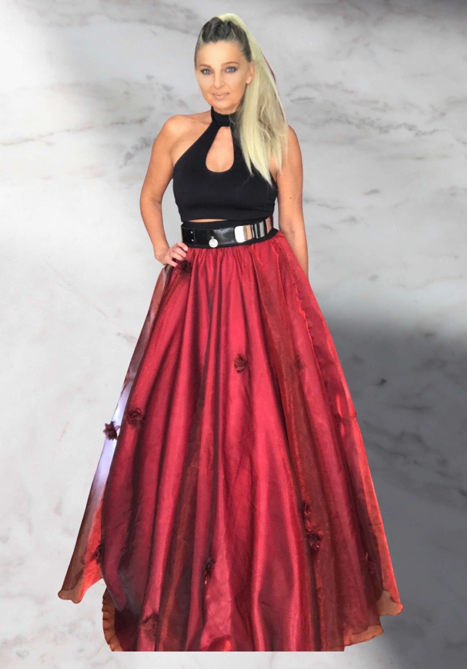 Dlouhá společenská sukně BOROS SK-L-ORG 06